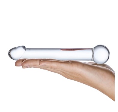 Szklane dildo - Glas Realistic Head